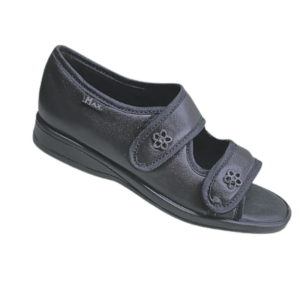 Home huarache de dama de piel para pie sensible y diabético — maxcomfort
